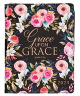 2023 18-Month Planner, Grace Upon Grace - Slightly Imperfect