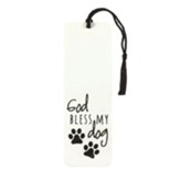 God Bless My Dog Bookmark with Tassel