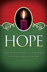 Hope (Isaiah 40:3, KJV) Bulletins, 100