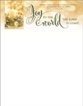 Joy to the World (Luke 2:10) Letterhead, 100