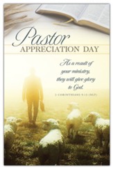 Pastor Appreciation Day (2 Corinthians 9:13, NLT) Bulletins, 100
