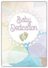 Baby Dedication (Proverbs 22:6, NIV) 5 x 7 Certificates, 6