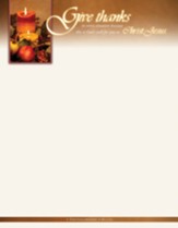 Give Thanks In Every Situation (1 Thessalonians 5:18, CEB) Letterhead, 100