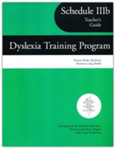 Dyslexia Training Program Schedule 3B, Teacher's Guide  (Homeschool Edition)