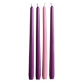Advent Candle, Set of 4 Tapers, 12 inch