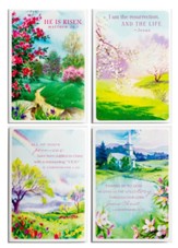 He is Risen Easter Cards with Scripture, Box of 12