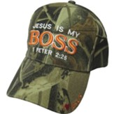 Jesus Is My Boss Cap Camo