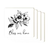 Bless Our Home Coasters, Set of 4