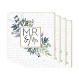 Mr and Mrs Coasters, Set of 4