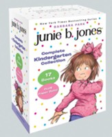Junie B. Jones: Every Single Kindergarten-Book-On-A-Bus Set: Books 1-17 with paper dolls in boxed set