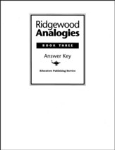 Ridgewood Analogies, Book 3 Guide (Homeschool Edition)