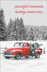 Red Truck In The Snow, Boxed Cards, NLT