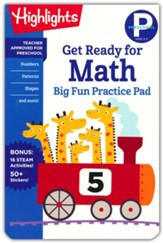 Preschool Get Ready for Math Big Fun Practice Pad