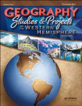 Geography Studies and Projects of the Western Hemisphere Key  Rev. Answer Key