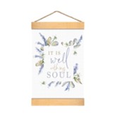 It Is Well With My Soul Hanging Canvas Banner