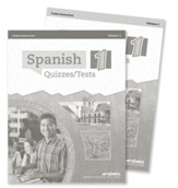 Spanish 1 Quiz and Test Book Volumes  1 and 2