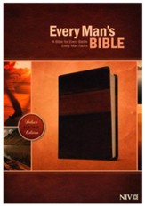 NIV Every Man's Bible Heritage Edition, Brown & Tan  Leatherlike