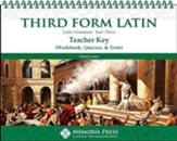 Third Form Latin, Workbook and Test  Key