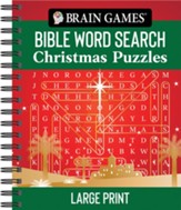 Brain Games Bible Word Search: Christmas Puzzles, Large Print
