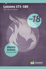 Answers Bible Curriculum Middle School Unit 18 Student Guide (2nd Edition)