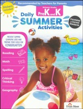 Daily Summer Activities, Moving from  Preschool to Kindergarten (2018 Revision)