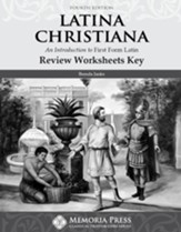 Latina Christiana Review Worksheets Key 1 (2nd Edition)