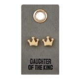 Daughter of the King, Crown Stud Earrings