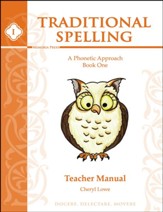 Traditional Spelling Book 1 Teacher  Guide