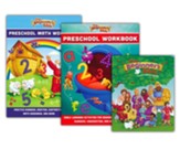 The Beginner's Bible, Preschool Workbook & Preschool Math  Workbook, 3 Books