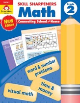 Skill Sharpeners Math, Grade 2 (2021  revised edition)