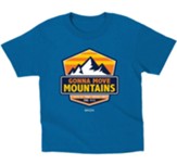 Gonna Move Mountains Shirt, Sapphire, Youth Large