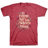 Come Adore Shirt, Heather Red, Small