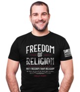 Religious Freedom Shirt, Black, 3X-Large