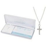 To Our Godson, Box Cross Necklace