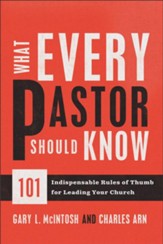 What Every Pastor Should Know: 101 Indispensable Rules of Thumb for Leading Your Church - eBook