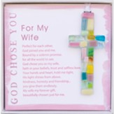 God Chose You For My Wife Cross Ornament