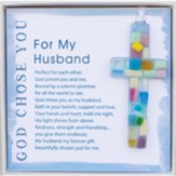 God Chose You For My Husband Cross Ornament