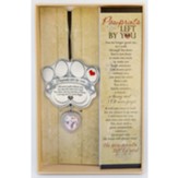 Pawprints Left by You Photo Ornament