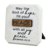 Peace, Stone Plaque