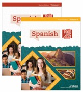 Spanish 2 Teacher Edition, Volumes 1  & 2