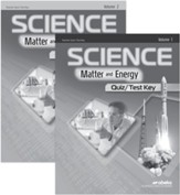Science: Matter and Energy Quiz &  Test Key Volumes 1 & 2 (2nd Edition)