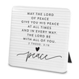 Peace, Ceramic Desktop Plaque