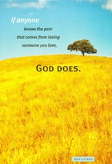 Max Lucado - God Knows Your Pain - 6 Premium Sympathy Cards with Envelopes, TLB