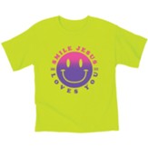 Smile Jesus Love You, Safety Green, Toddler 4T