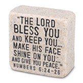 Blessings Cast Stone Scripture Stone