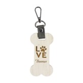 Personalized, Keychain, Dog Bone, Love
