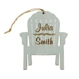 Personalized, Ornament, Adirondack Chair, with Name