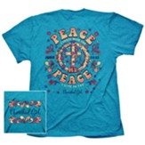 Peace I Leave With You, Turquoise Heather, 3X-Large