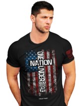 One Nation Flag, Black, Small