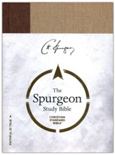 CSB Spurgeon Study Bible, Cloth Over Board